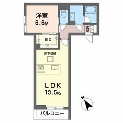 シャーメゾンテラスBの物件間取画像